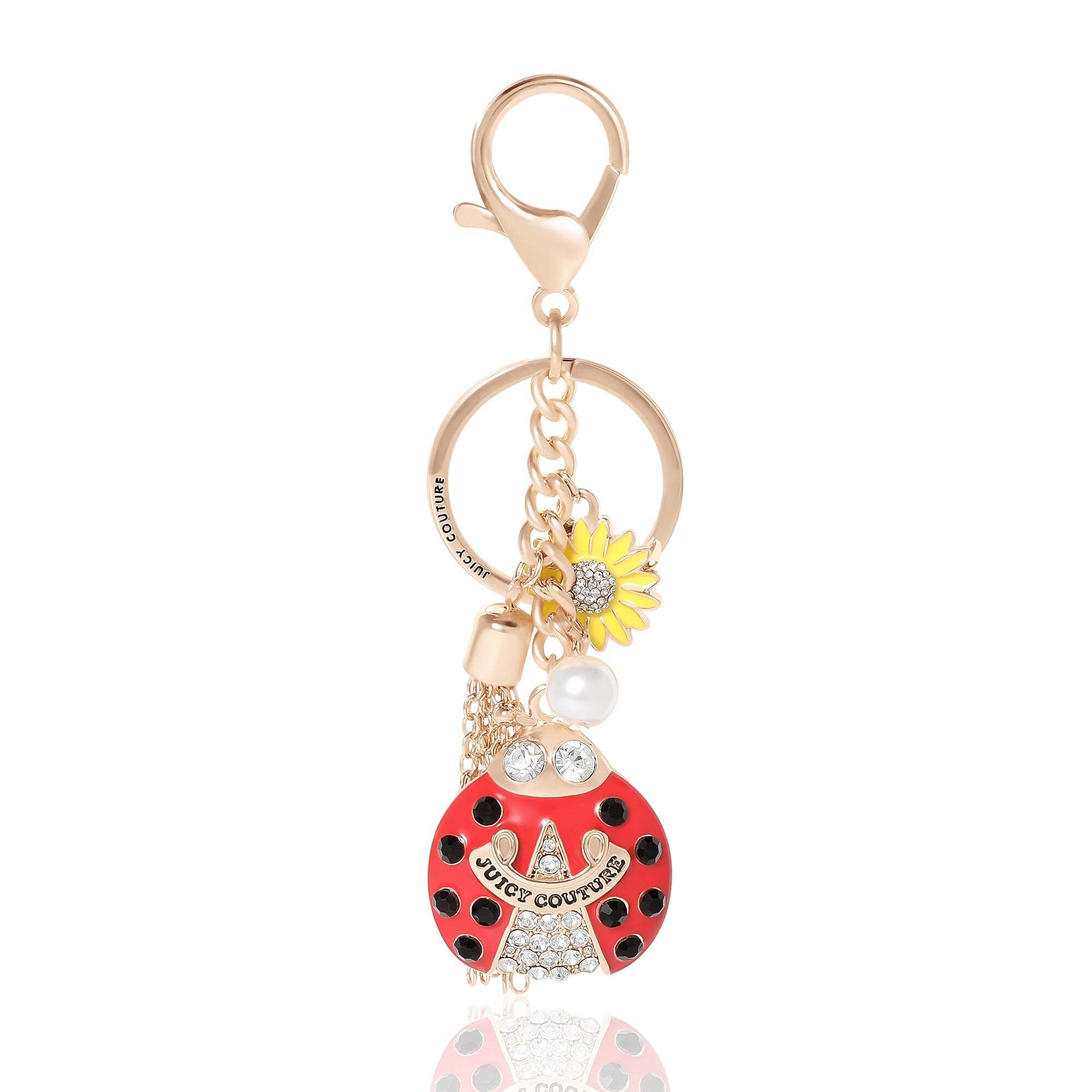 Ladybug Keychain Bag Charm