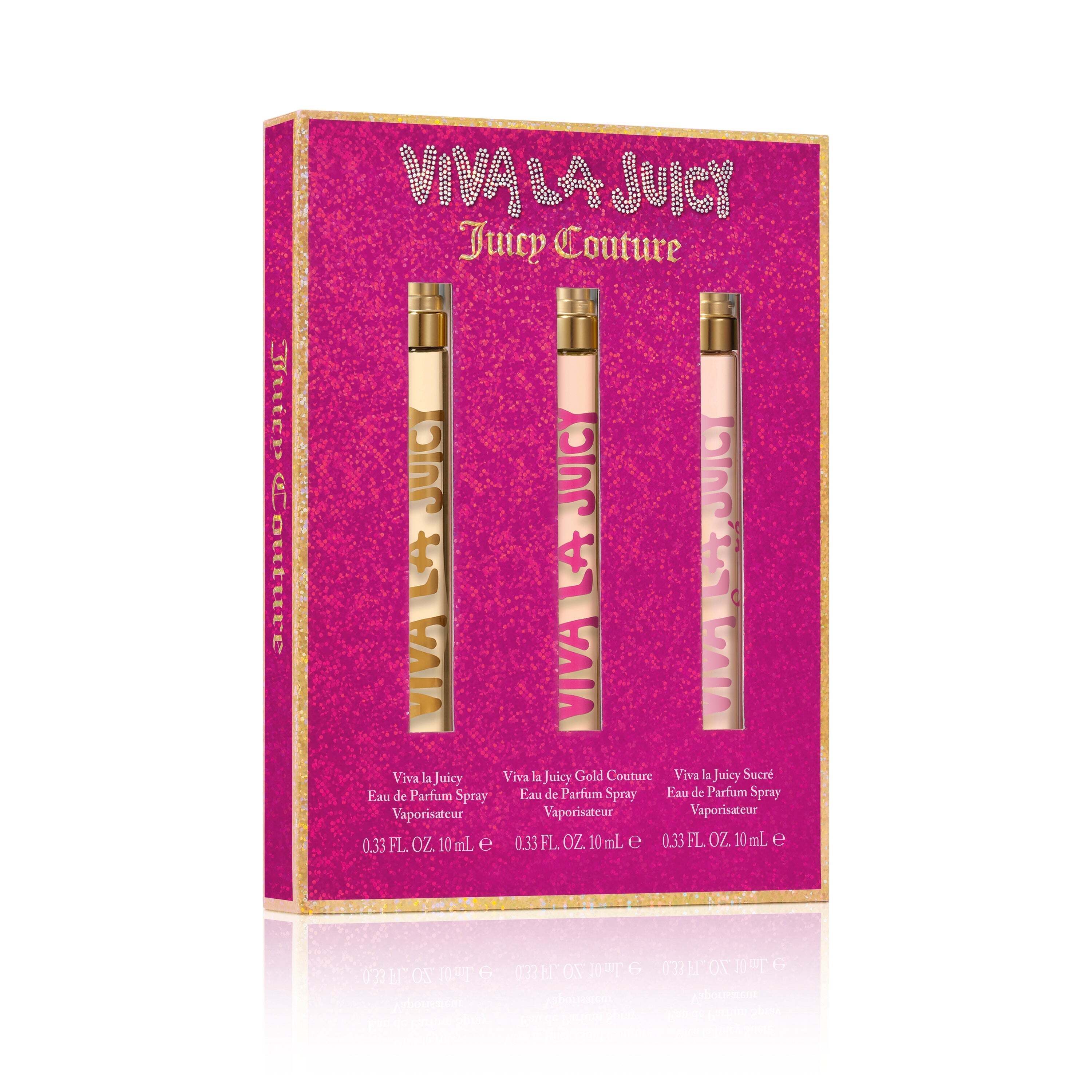 Viva La Juicy 3 Piece Travel Coffret Holiday Gift Set