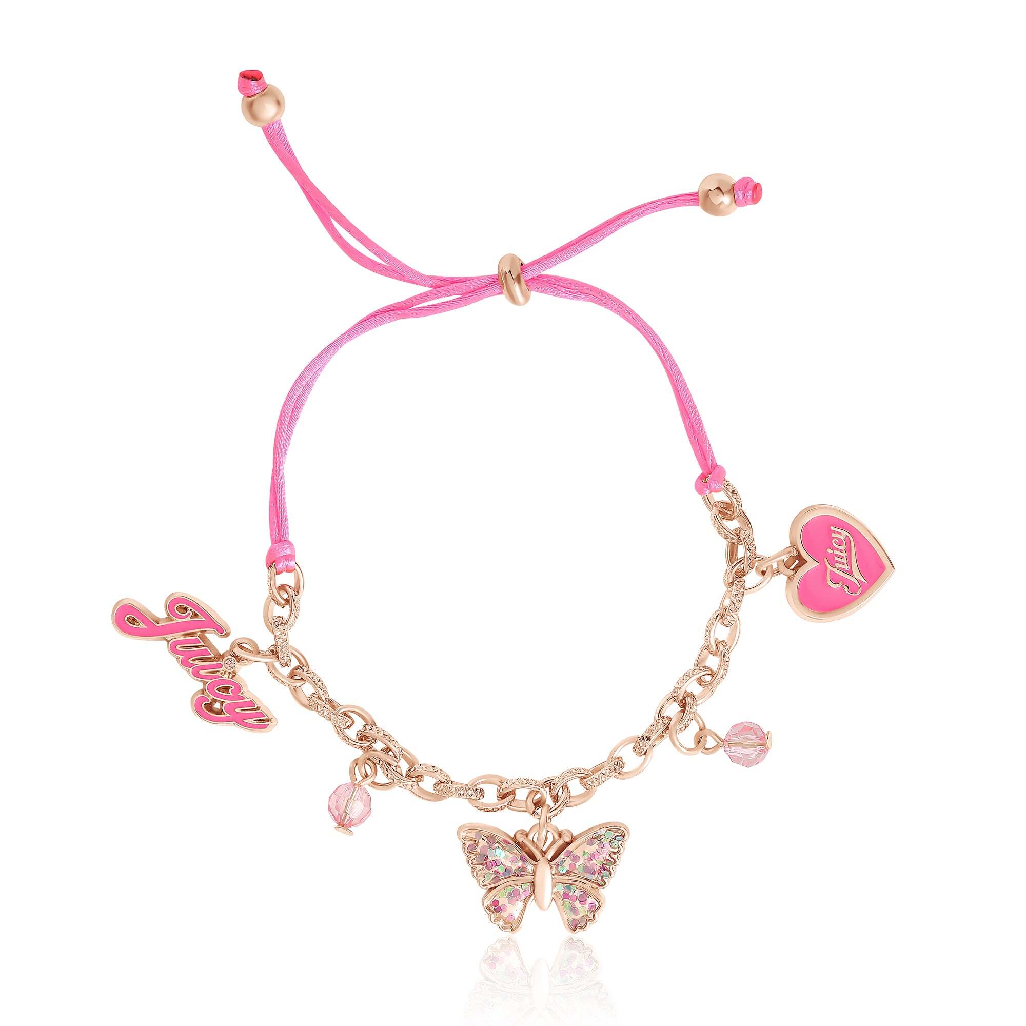 Pink Charm Bracelet