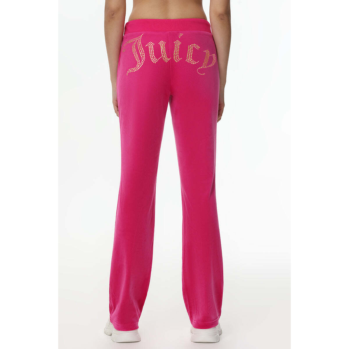 Technicolor Customizable Big Bling Velour Track Pants