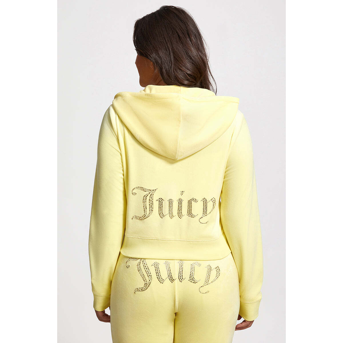 Plus-Size OG Big Bling Velour Hoodie