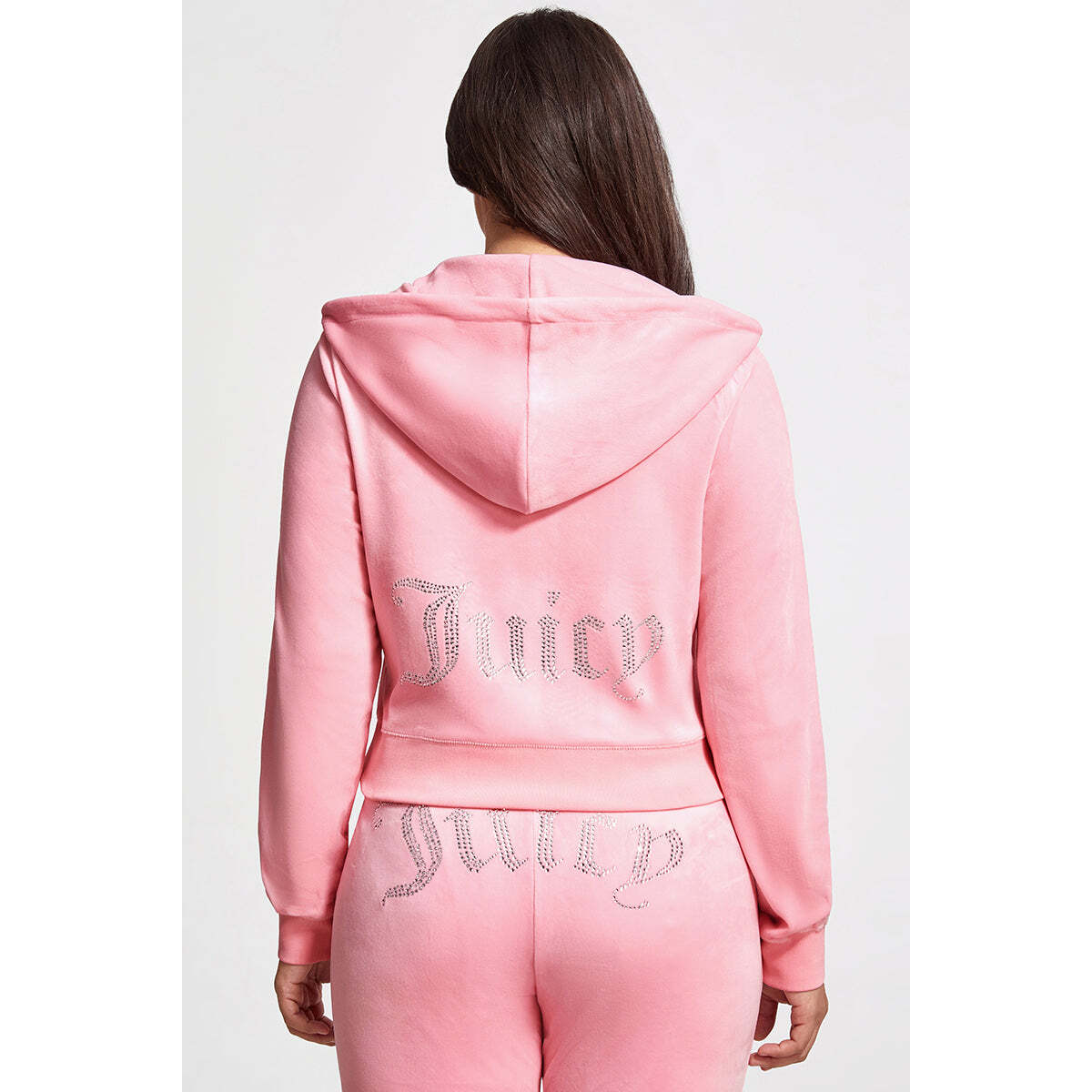 Plus-Size OG Big Bling Velour Hoodie