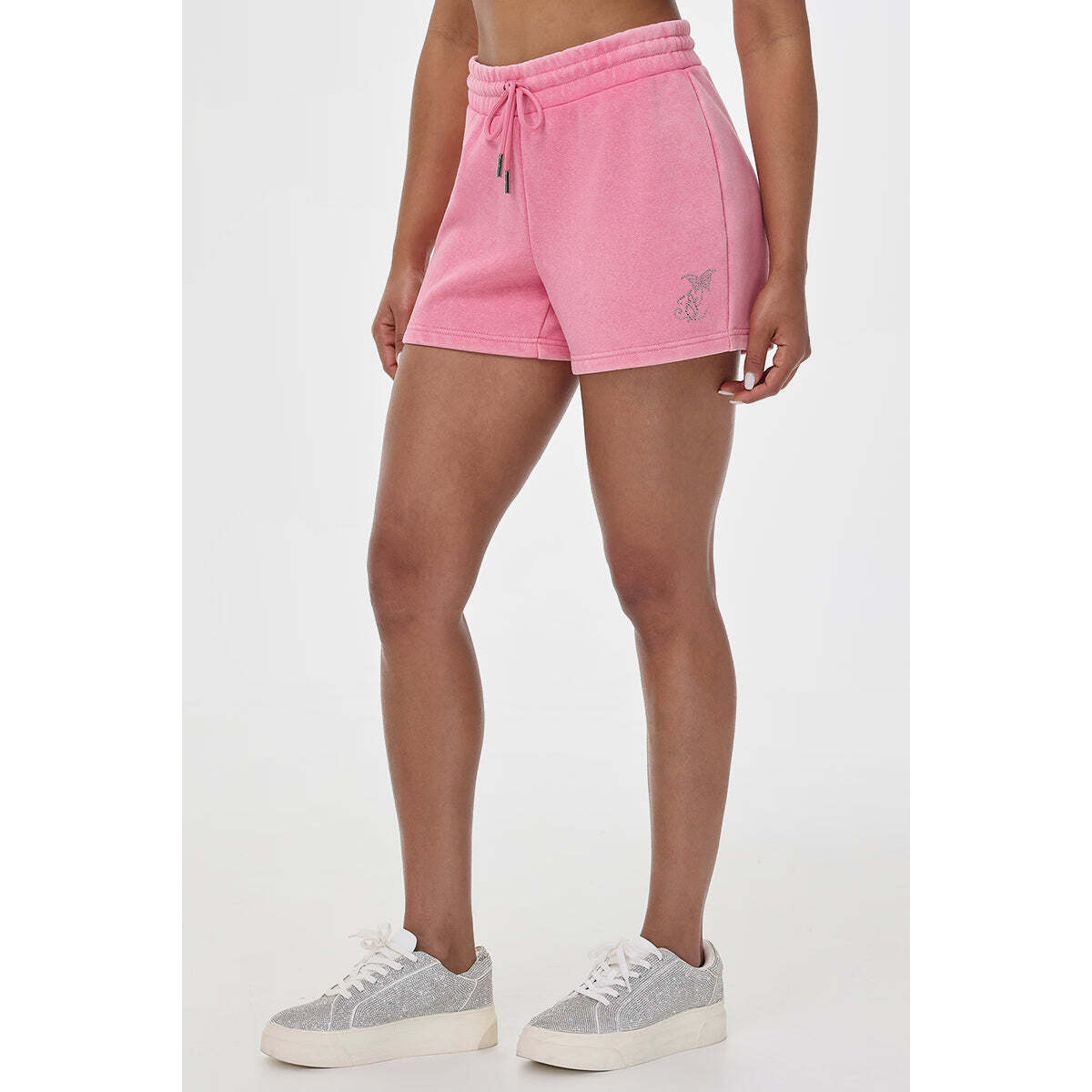 Small Bling Butterfly Fleece Shorts