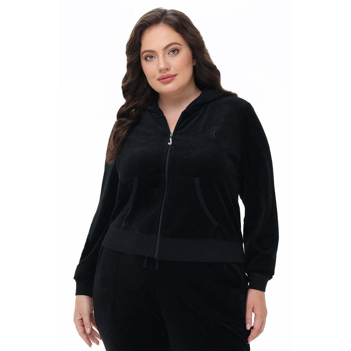 Plus-Size Heritage Cotton Velour Hoodie