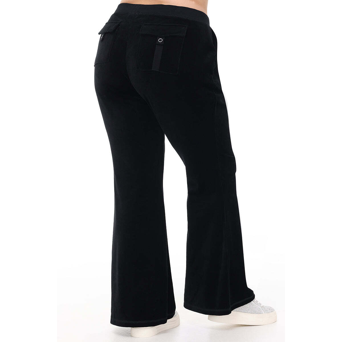 Plus-Size Heritage Cotton Velour Track Pants