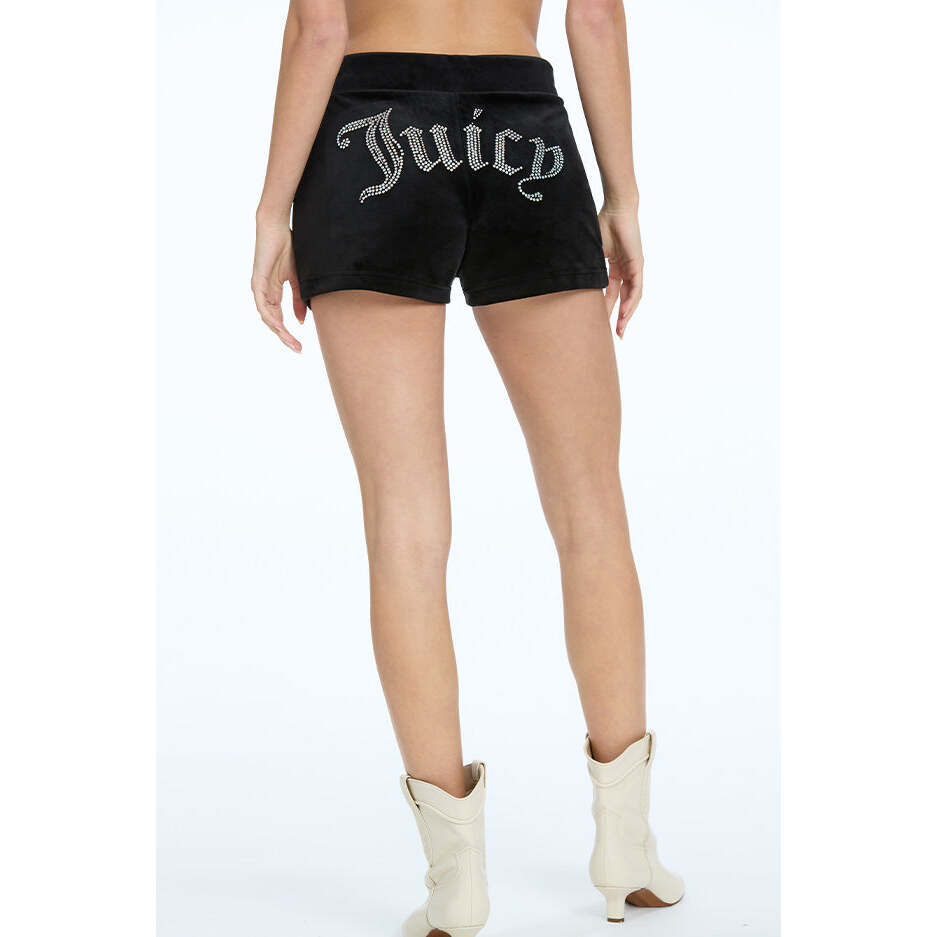 Big Bling Velour Track Shorts