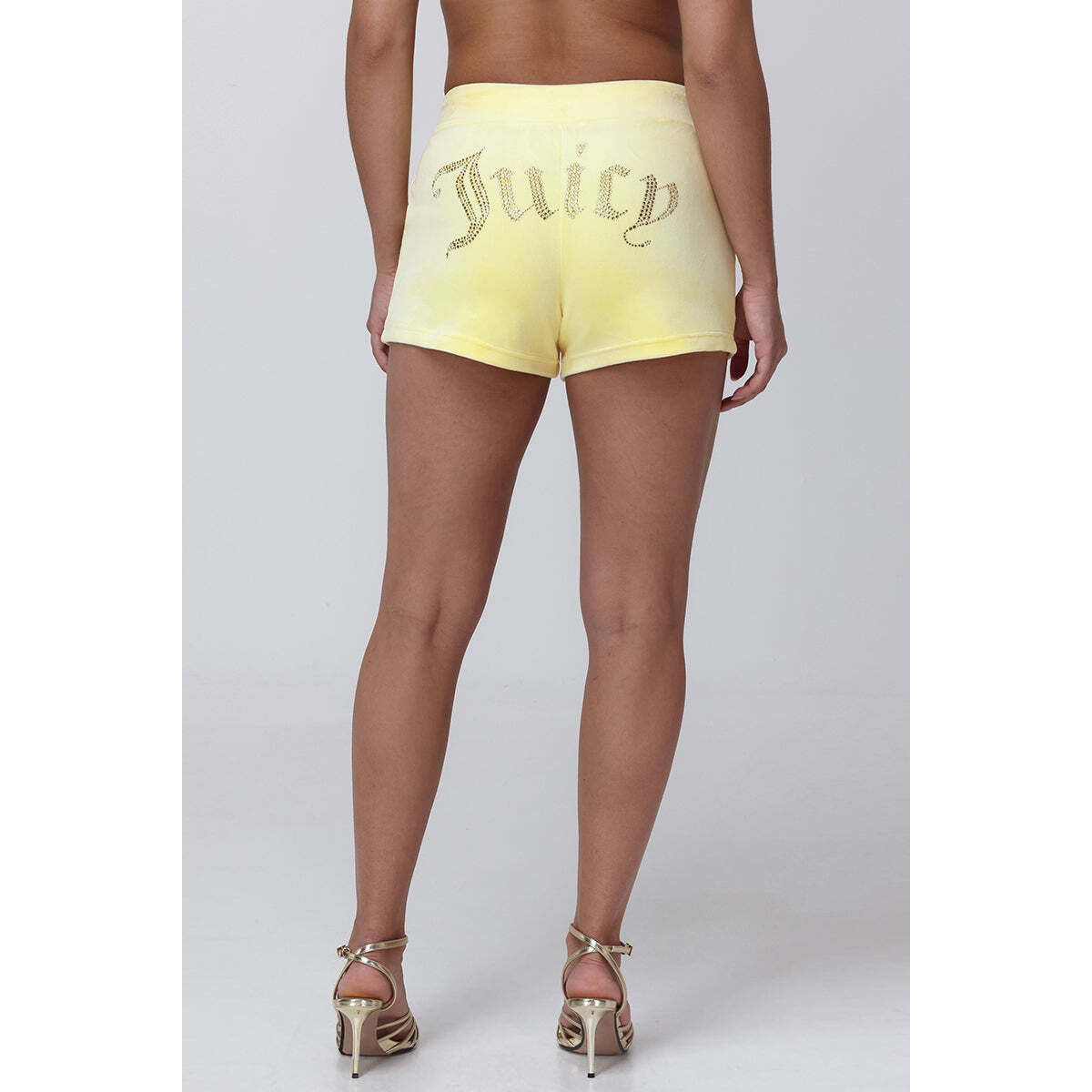 Big Bling Velour Track Shorts
