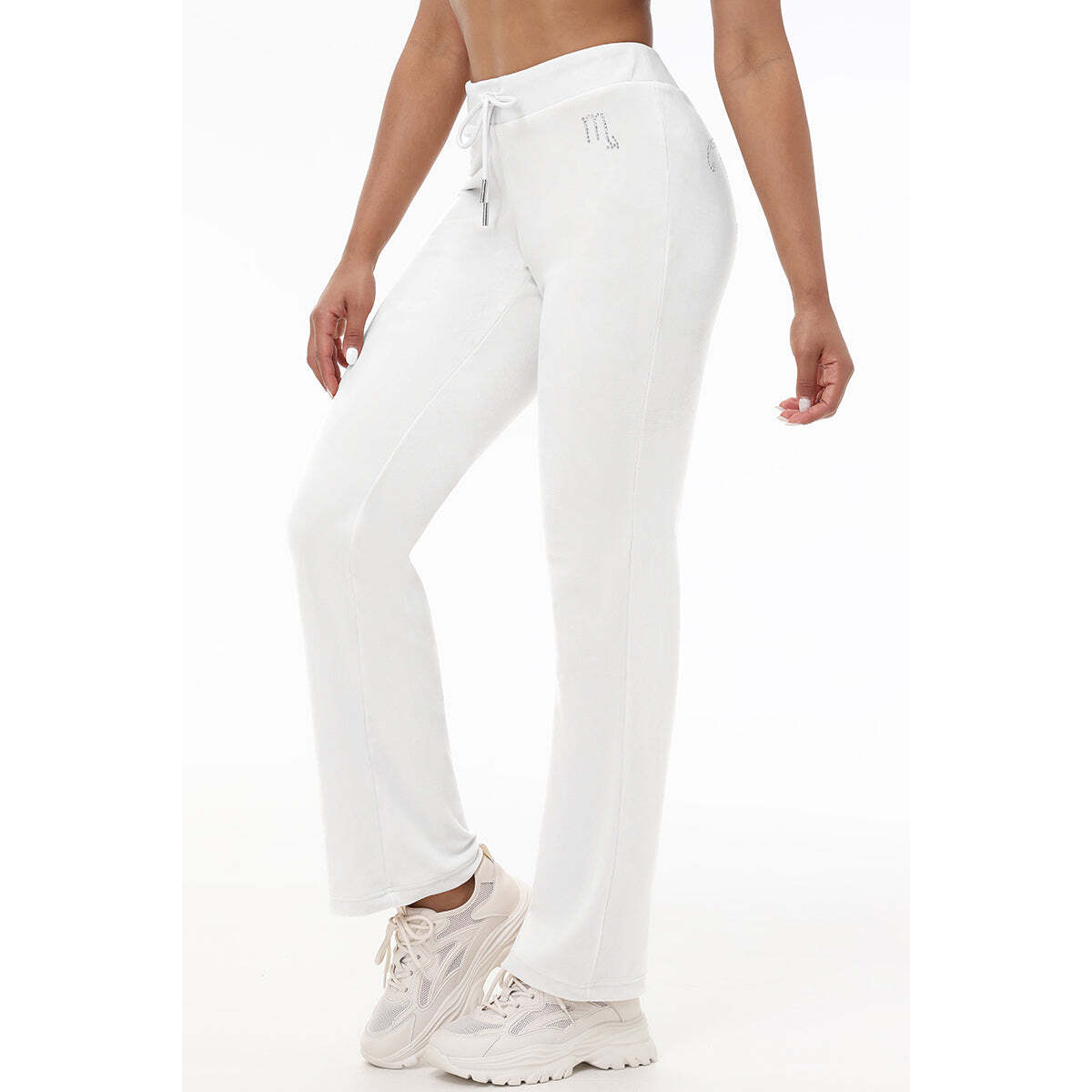 Custom Zodiac OG Big Bling Velour Track Pants