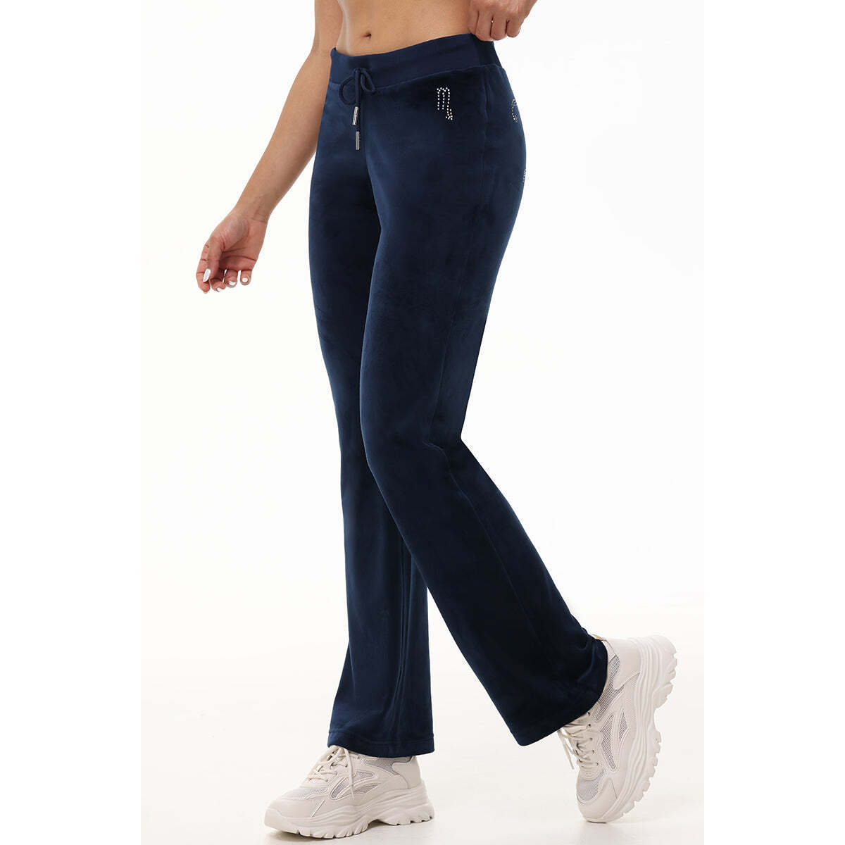 Custom Zodiac OG Big Bling Velour Track Pants