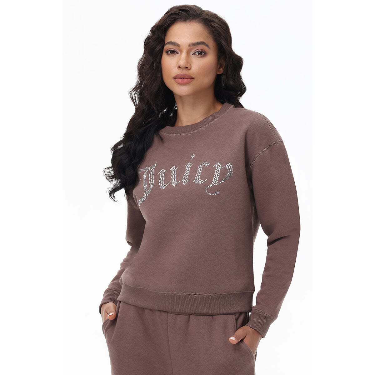 Big Bling Fleece Crewneck Pullover