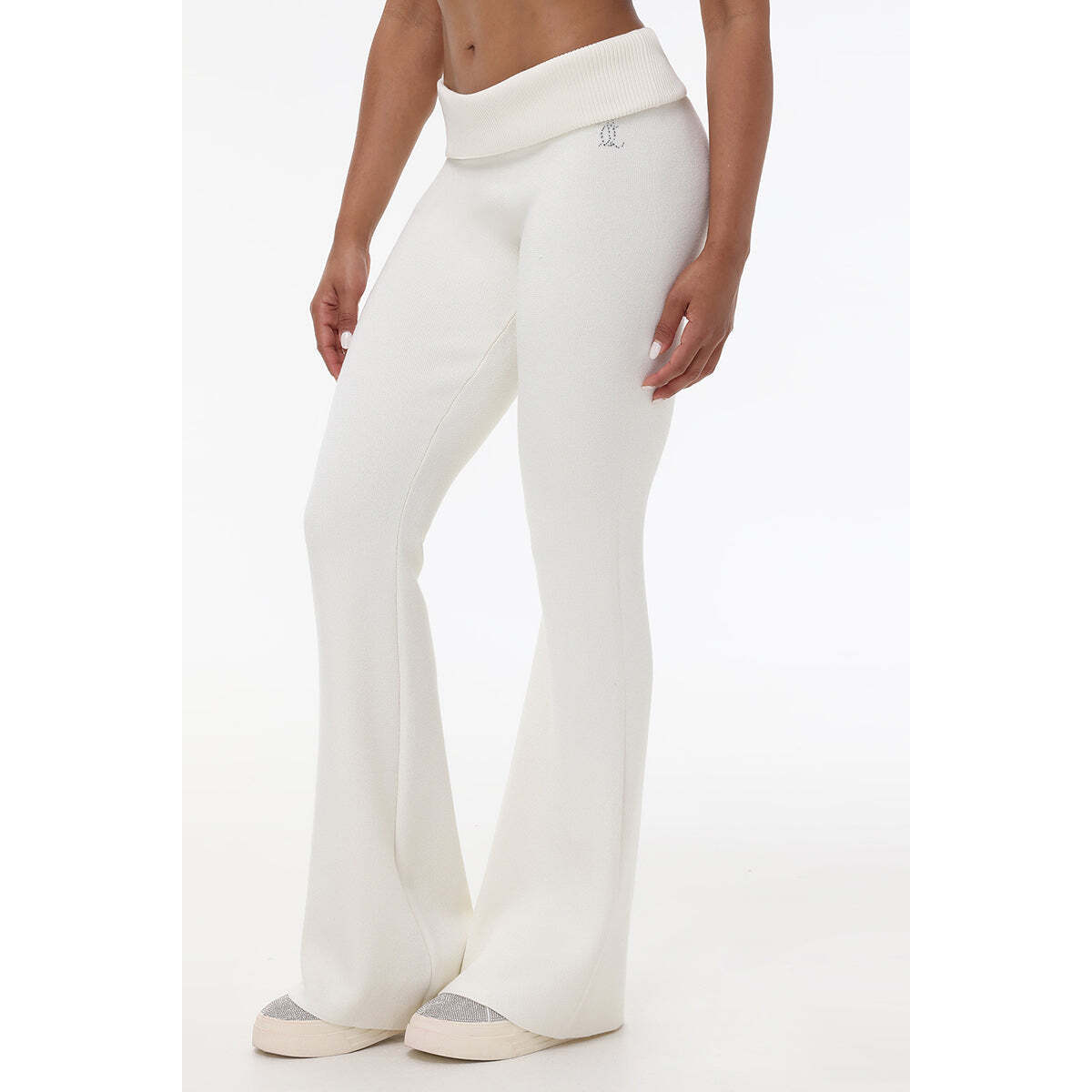 Low Rise Knit Flare Pants