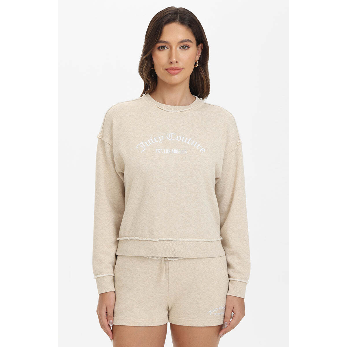 French Terry Embroidered Crewneck