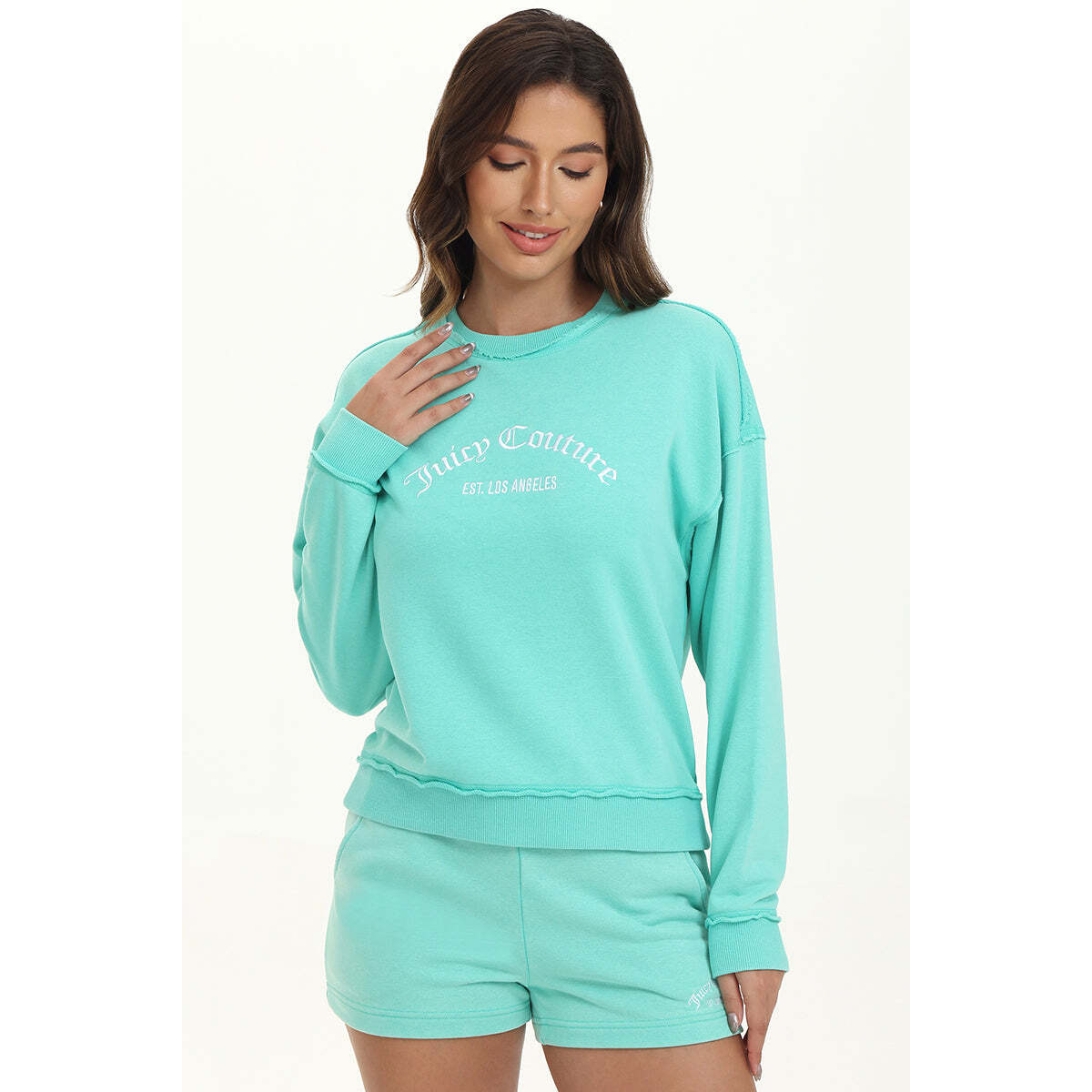 French Terry Embroidered Crewneck