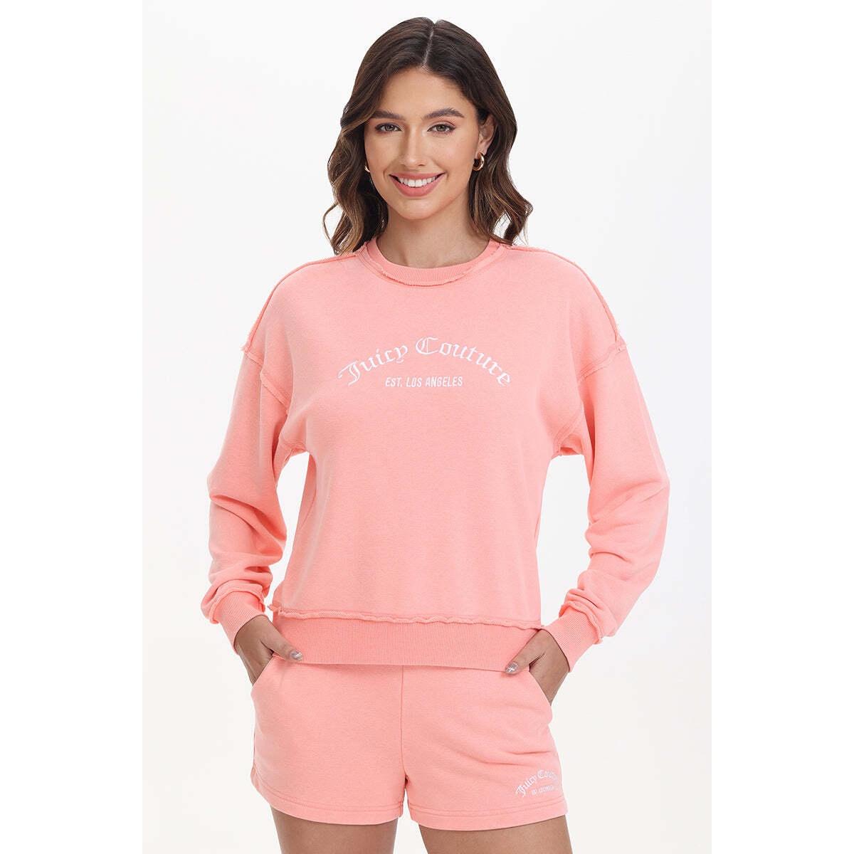 French Terry Embroidered Crewneck