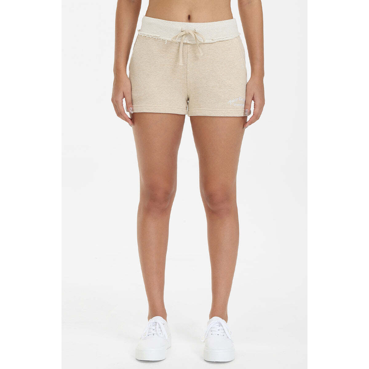French Terry Embroidered Shorts