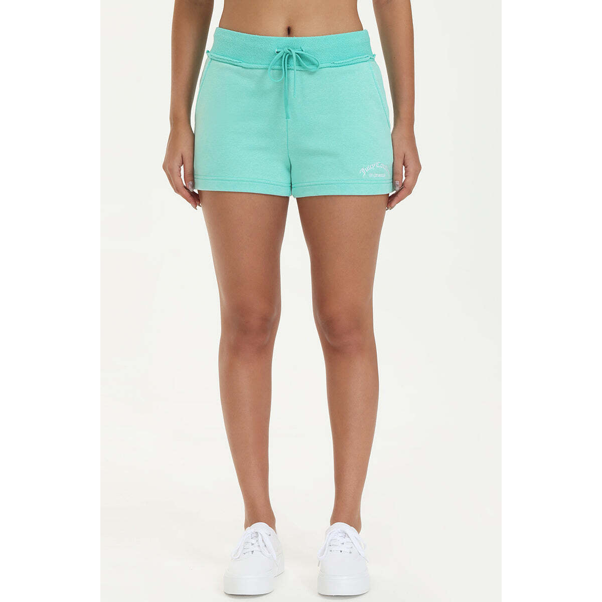 French Terry Embroidered Shorts