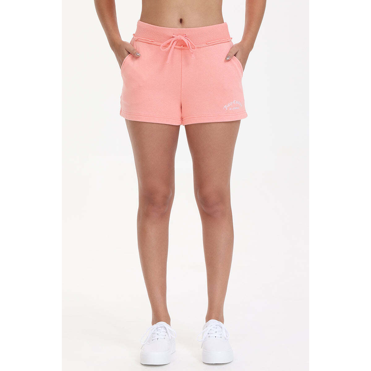 French Terry Embroidered Shorts