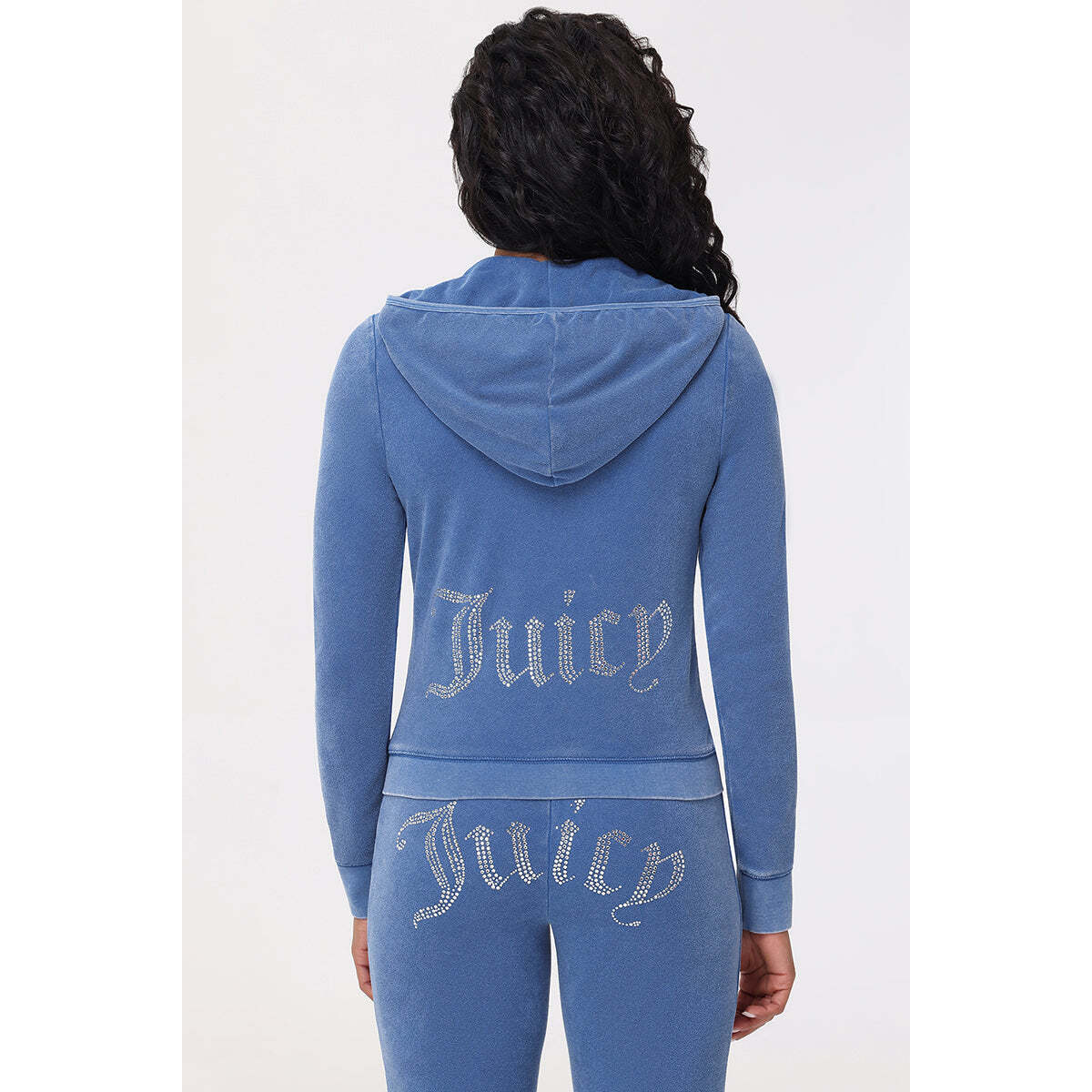 Big Bling Towel Terry Zip Hoodie