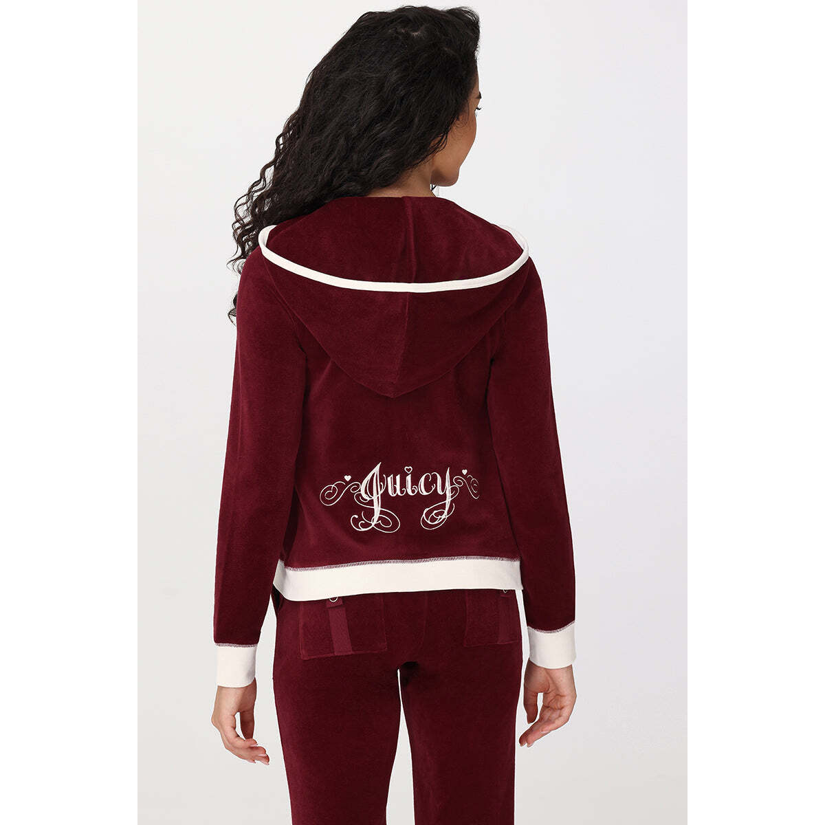 Sweetheart Cotton Velour Hoodie