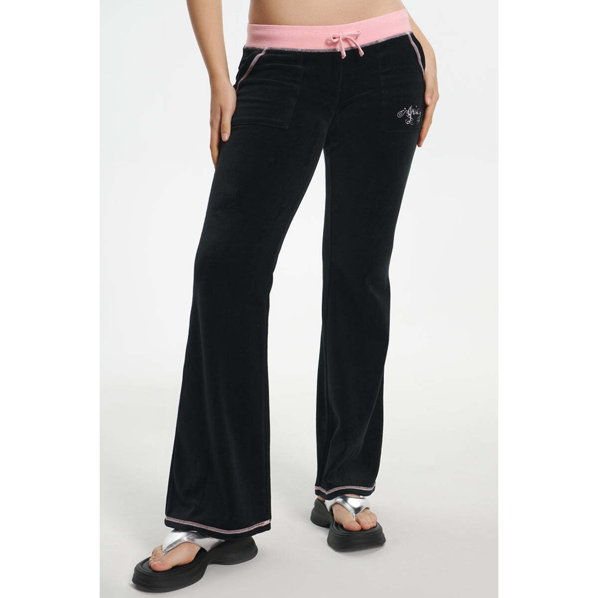 Sweetheart Cotton Velour Track Pants