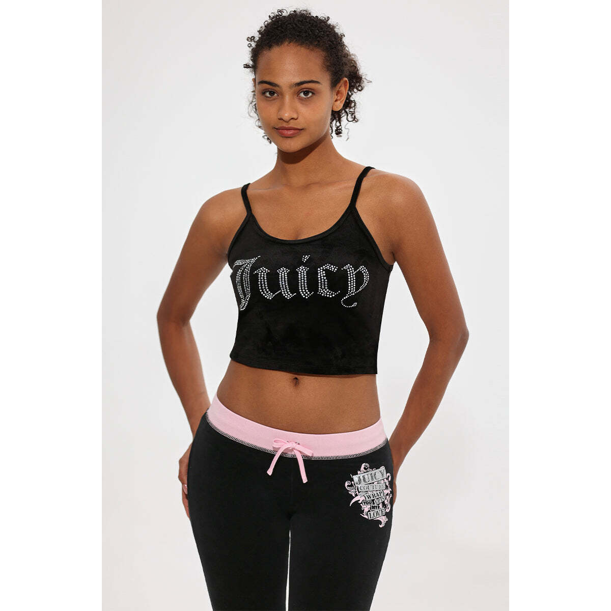 Big Bling Velour Tank Top