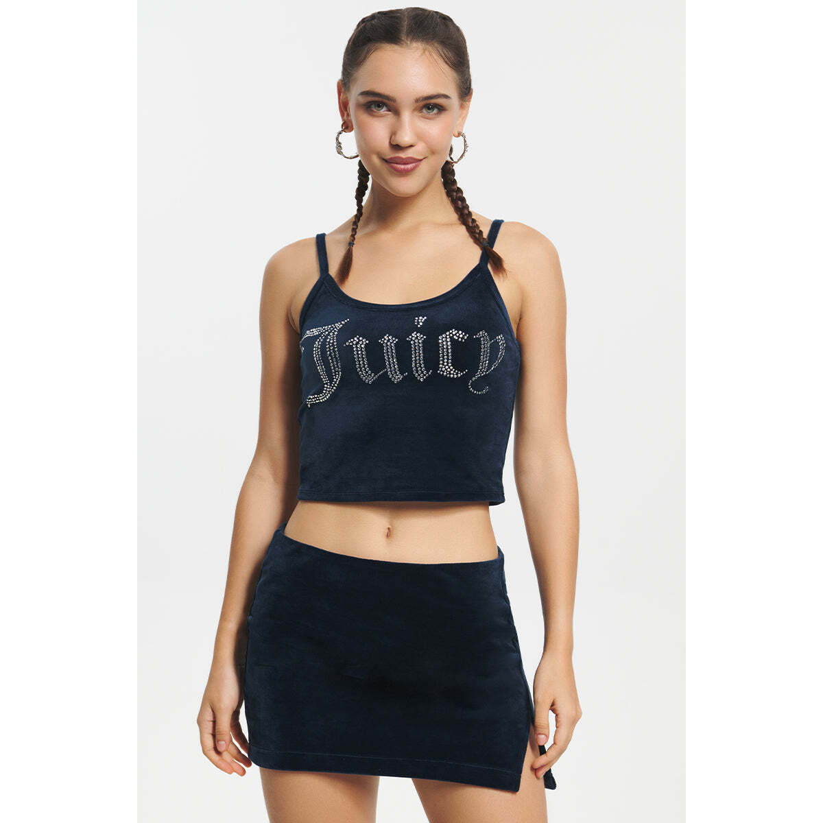 Big Bling Velour Tank Top