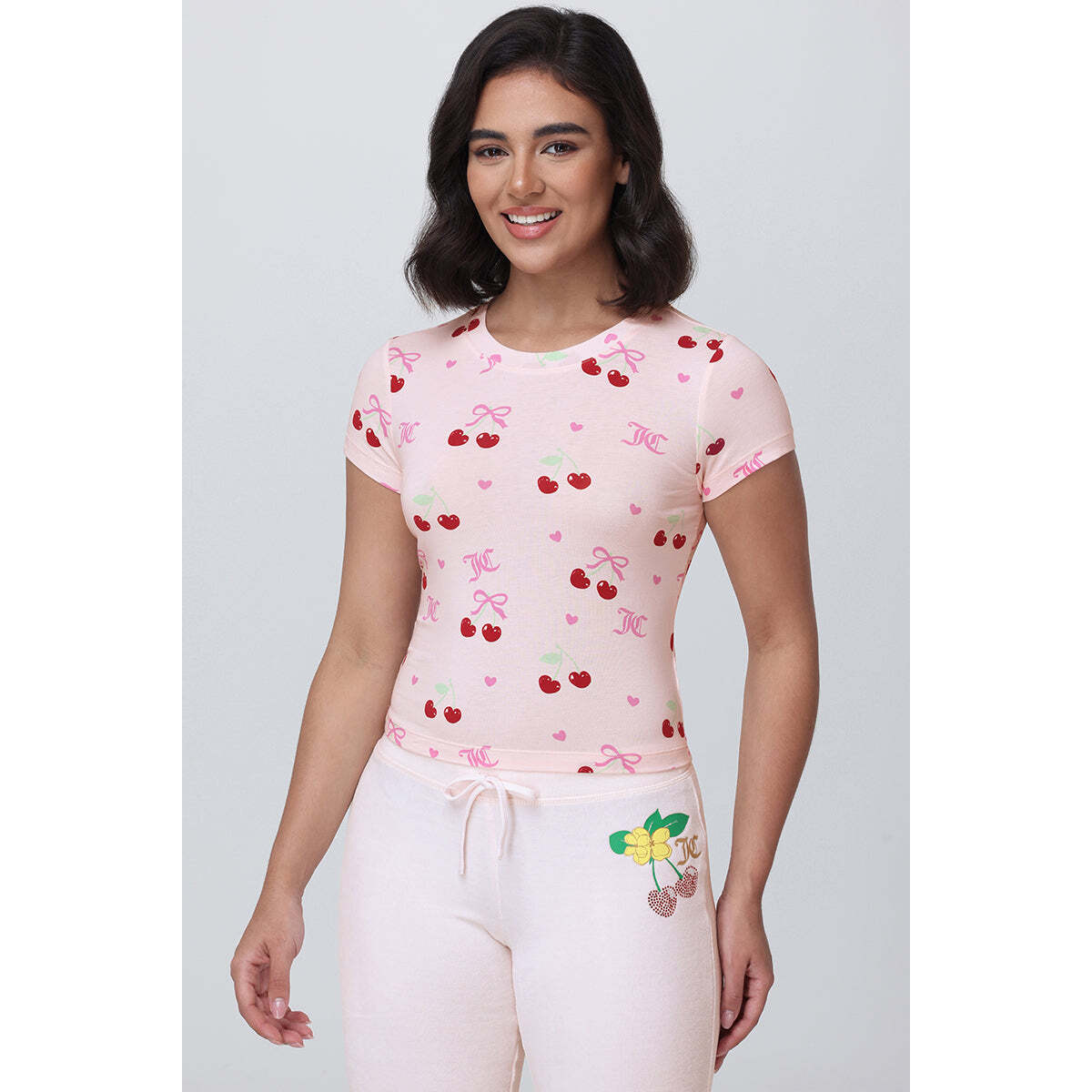 All Over Cherry Baby Tee