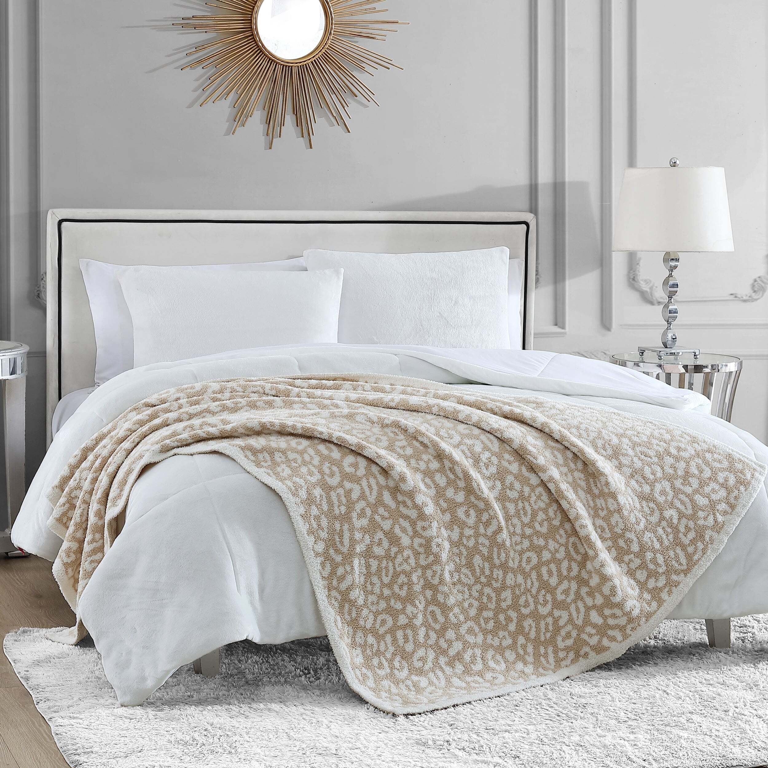 Leopard Print Throw Blanket
