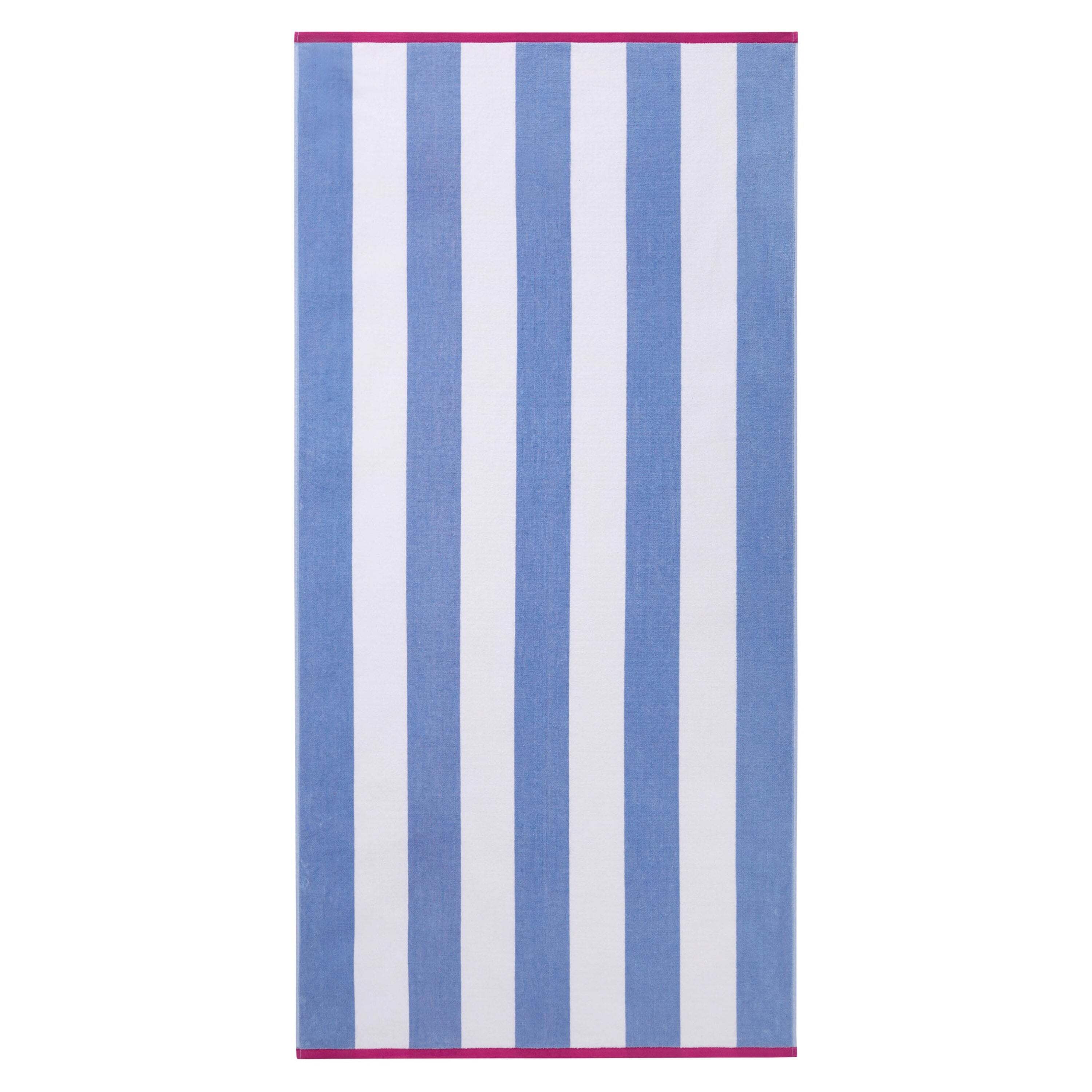 Reversible Cabana Cotton Beach Towel
