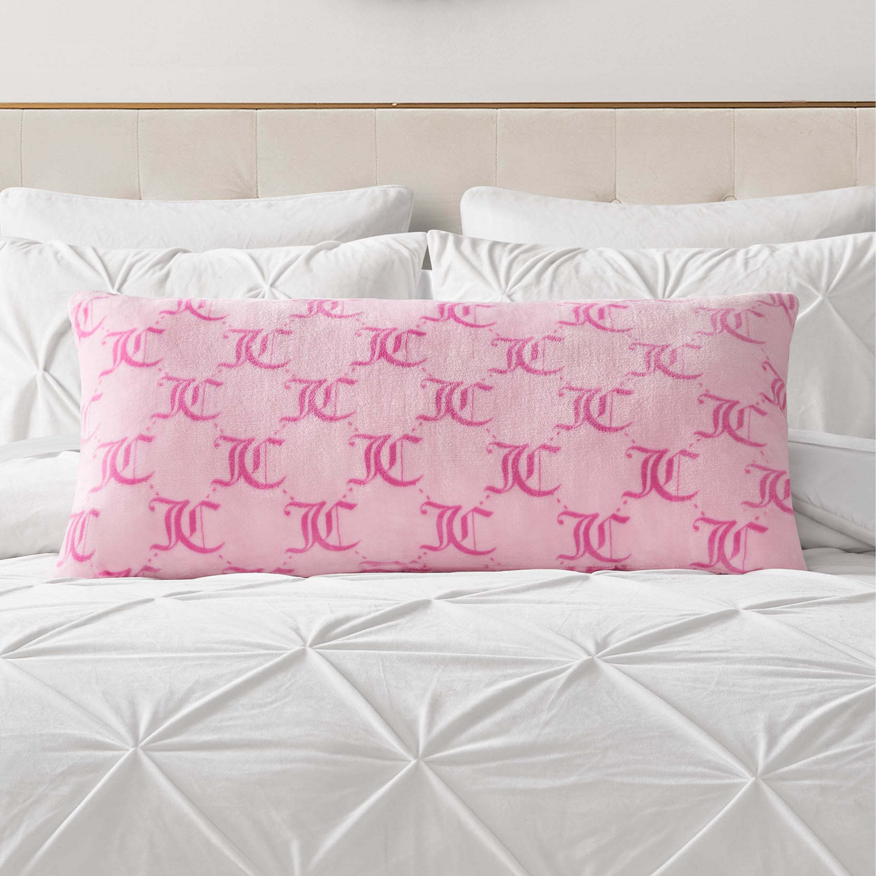 Lattice Print Plush Body Pillow