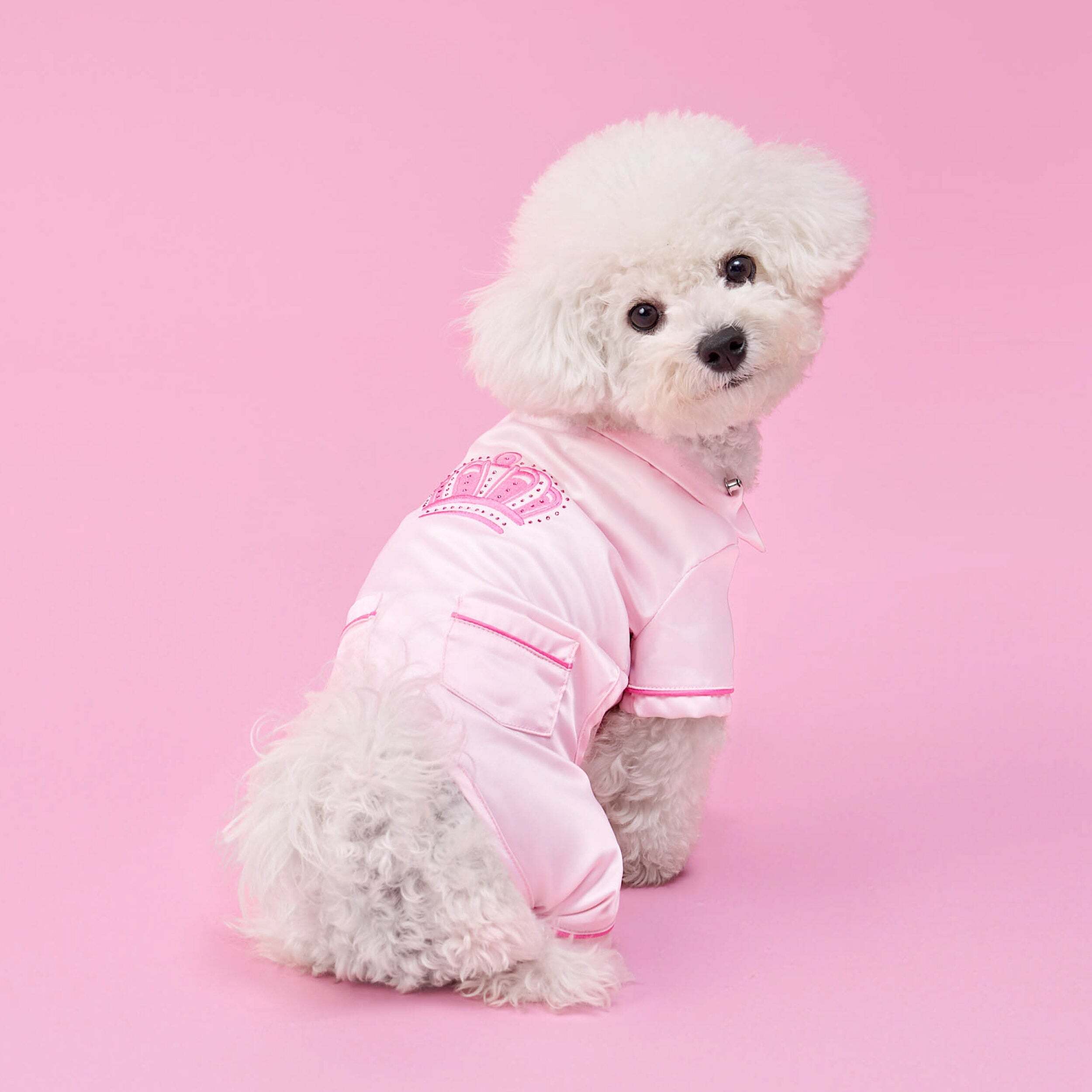 Juicy Couture Pet Silky Satin Pajamas